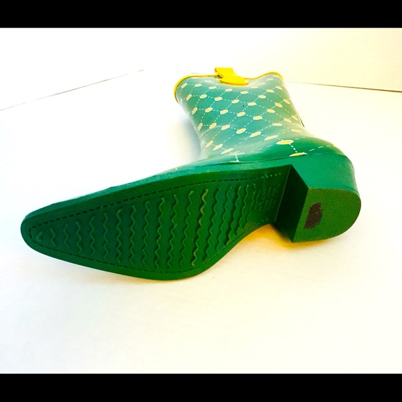 Stadium Stompers Cowgirl Rain Boots- Packers/Ducks - Picture 4 of 5